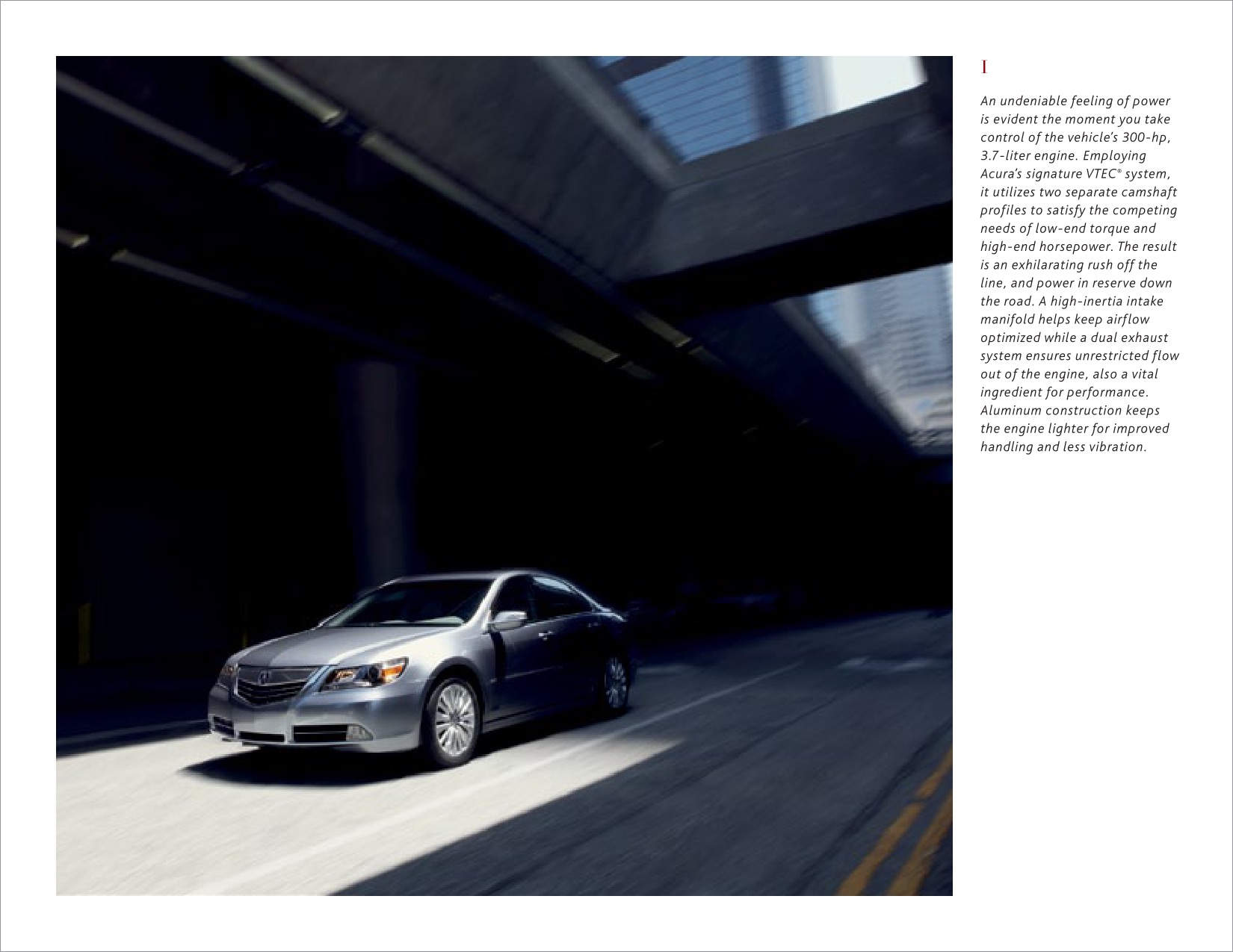 2012 Acura RL Brochure Page 7